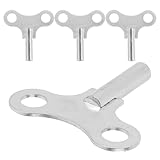 Compatibilité universelle : cette clé de remontage pour horloge ancienne est conçue pour s’adapter à diverses pièces d’horlogerie mécanique, notamment les pendules de parquet et les horloges de cheminée, ce qui la rend polyvalente pour la réparation et l’entretien