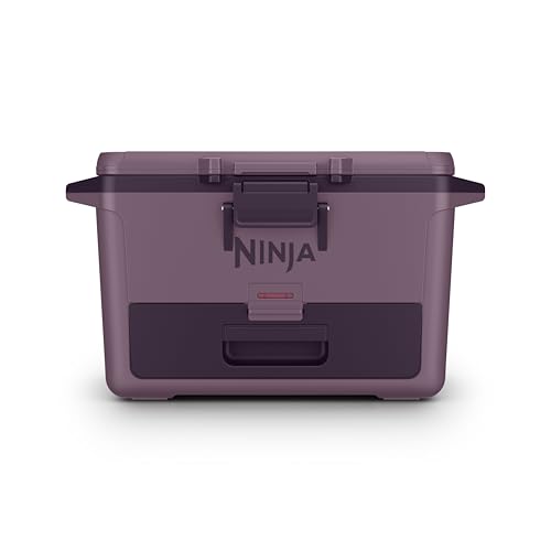 Image of Ninja FrostVault 50qt Hard Cooler with Dry Zone | Integrated Fridge-Temp Dry Storage Drawer | Premium Heavy-Duty Insulated Cooler | Keeps Ice Cold for Days | Smokey Mauve | FB151PU2