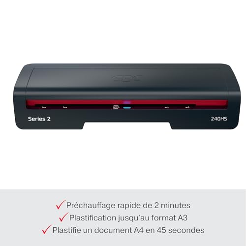 Plastifieuse GBC 240HS A3 solution rapide pour éviter le bourrage thermique - 6