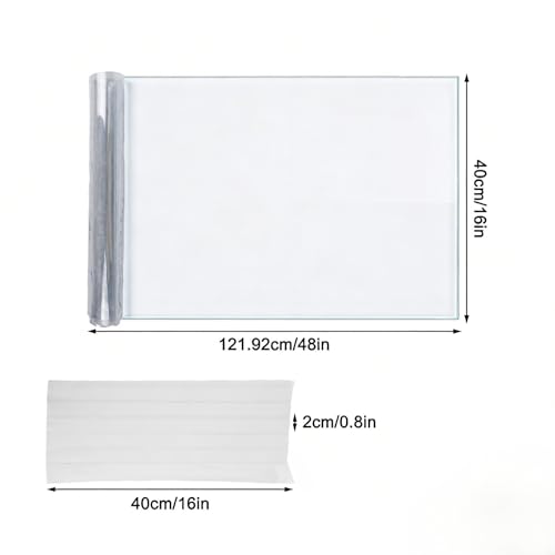 Barrera de iguana de PVC 48x16" protector de árboles transparente 4