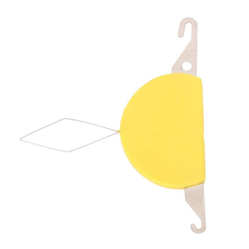 Needle Threader 3 in 1 Yellow Needle Threading Tool for DIY Sewing