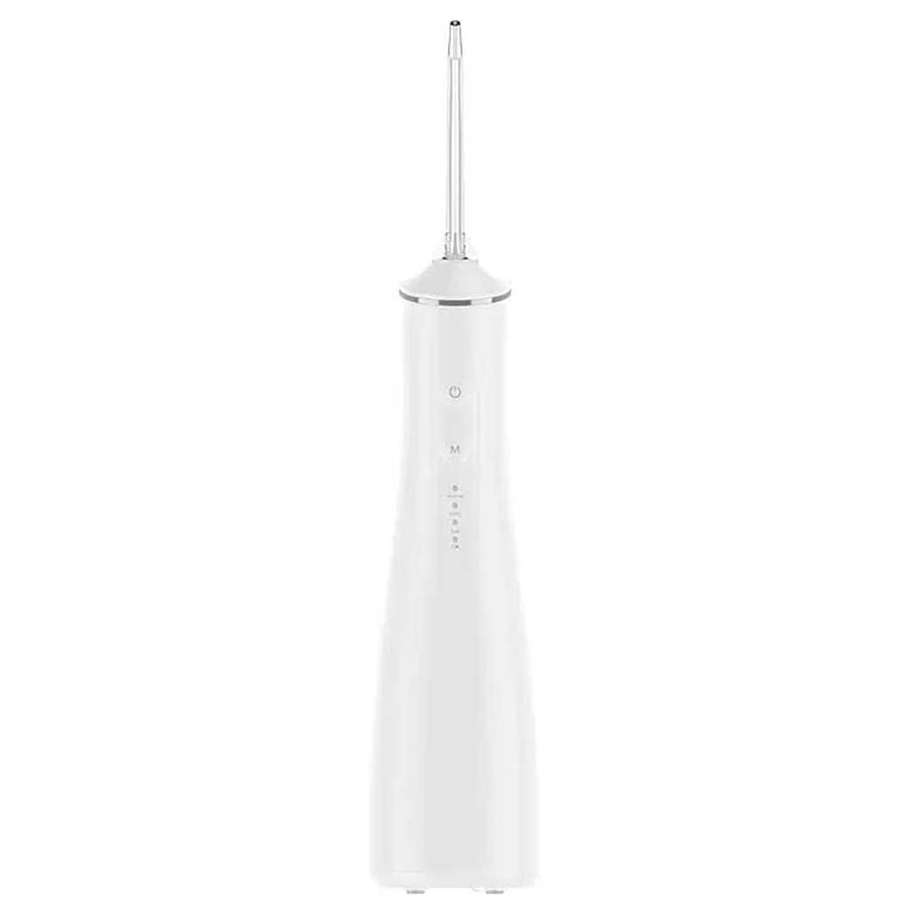 Idropulsore per denti senza fili con 3 modalità, irrigatore orale con rotazione a 360°, impermeabile Ipx7, 180 ml e 4 punte a getto Detergente per denti con presa d'acqua, ricaricabile tramite USB