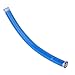 High Pressure Braided Steel Wire Hose Flexible Gas Water Delivery Pipe 5/16 Inch Withhold Connector for Hydraulic Systems Industrial Solvent Transfer (1m)