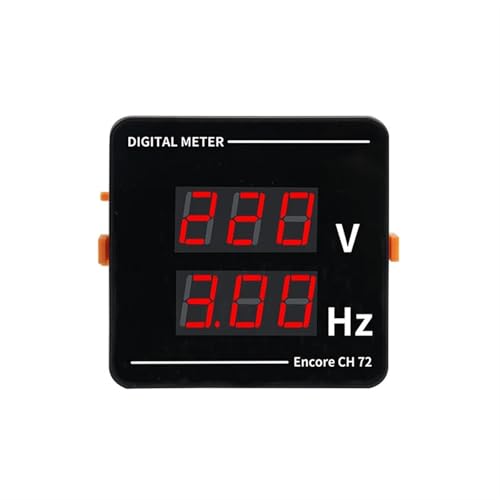 ` 72 * 72mm AC 50-500V 10-99.9Hz fW^fBXvC LED GlM[ d g pl [^[ dv 1