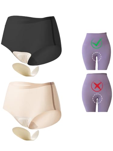 Image of Seamless Anti Embarrassment Workout Underwear | No-Show Invisible Thongs, Smooth Contour Proof Intimates, Cameltoe Concealer Clothing Layer