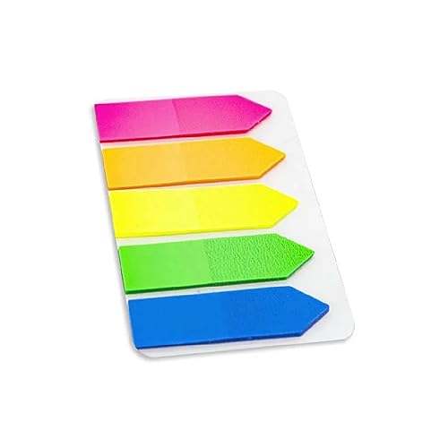 Kit 500 Adesivos Marcador Fichário Colorido, Autoadesivos Página ...