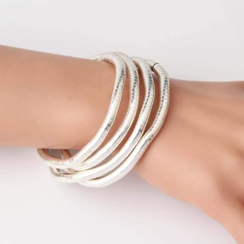 Bendable Snake Necklace Multi-purpose Necklace Flexible Twist,Snake Jewelry3