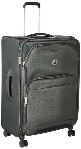 Image of DELSEY PARIS Sky Max 2.0 Softside Expandable Luggage with Spinner Wheels, Green, 2-Piece Set (21 /24)