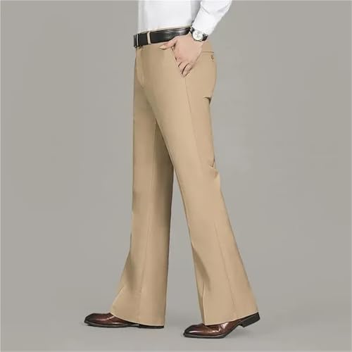 Men's Slim Fit Pants Tressed Suit Dress Trousers Thin Casual Pants Formal Business Office Social Pant4