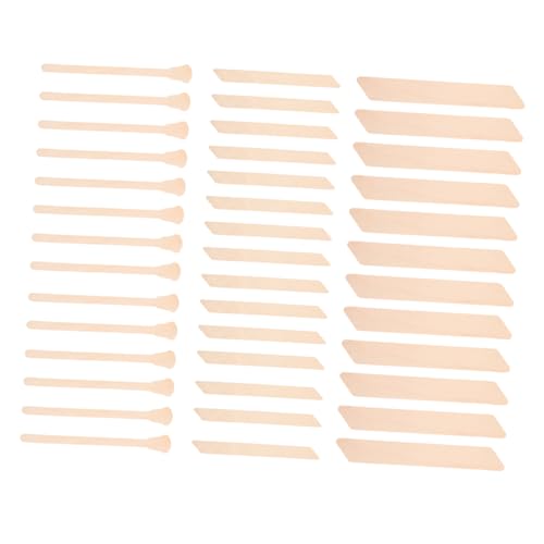 SHERCHPRY 150pcs Women Hair Wax Applicators Smooth Irregular Wax Sticks for Safe Hair Removal for Professional and Home Use for Sharing
