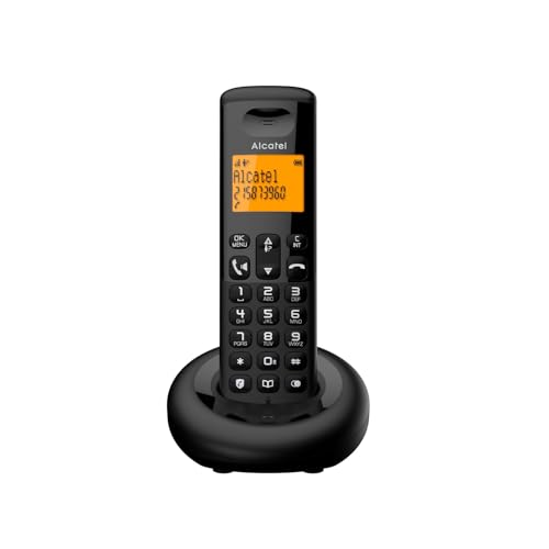 ALCATEL E260 - Téléphone Fixe sans Fil DECT - Design...