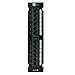 Vertical Cable Cat5e 12 Port Vertical Mini Patch Panel with Mounting Bracket