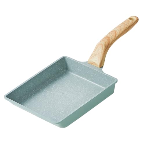 LAPYAPPE Sartén de Tortilla Antiadherente para Huevo Tamagoyaki Sartén de Cocina Multifuncional para Inducción y Gas para Tortillas Sandwiches