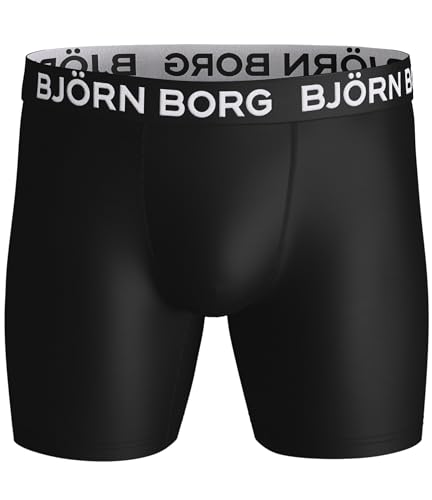 Bjorn Borg Performance Polyester Boxers for Men Pack of 5 - Mens Athletic Underwear4