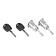 GEAREVER Pair Schließzylinder 604837167 Links und Rechts Sicherheitsschloss Türschloss mit Schlüssel Passend für VW Golf IV ab 1997-2005, Bora ab 1998-2005, Polo 9N ab 2001-2009, Lupo 604837168