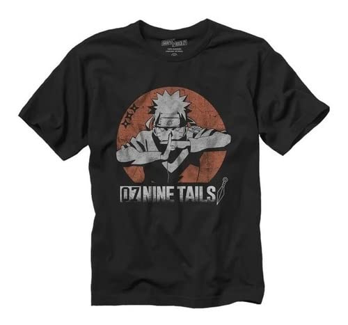 Camiseta Naruto Camiseta Tamanho:G;Cor:Preto