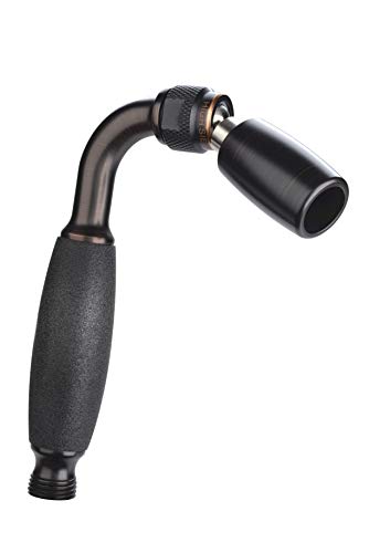 Exclusive Special High Sierra's Solid Metal Handheld Showerhead with Slip-Free Grip - WaterSense Certified Low Flow 1.5 GPM: Oil Rubbed Bronze Finish