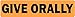 LabelValue.com | Give Orally - Veterinary Labels / Stickers, 500 Labels per roll, 1 roll per Package