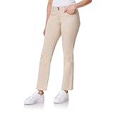 WallFlower Jeans for Women Luscious Curvy Uniform Bootcut Mid-Rise Twill Cotton Pants, Insta Soft, Juniors, Hummus, 1