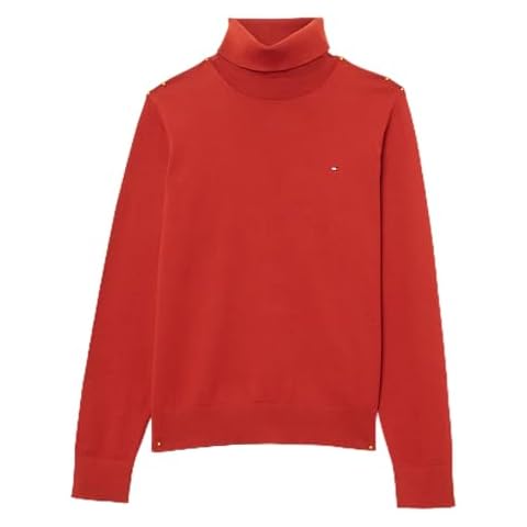 Tommy Hilfiger Women's Classic Red Pullover Sweater Cover