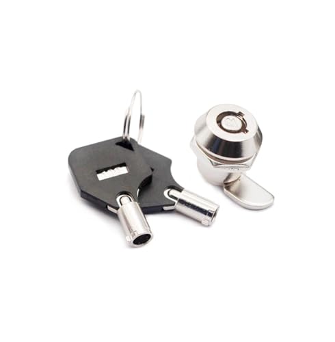MS102 Small Plum Blossom Bullet Lock Electric Box Communication Mailbox Toolbox Attendance Machine Cylinder Tongue 1Pcs