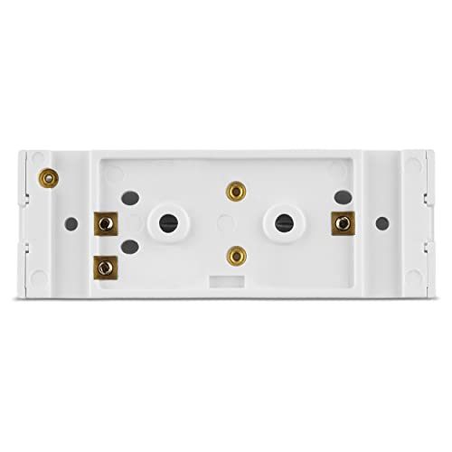 REV Klingel Haustür, Klingelschild, Türklingel, beleuchtbar, 8-12VAC 1,5A, weiß