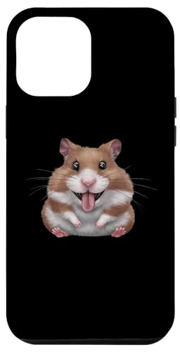 Carcasa para iPhone 12 Pro Max Mascota Roedor Meme Rescate Hámster Día Animal Grasa Divertido Hamster