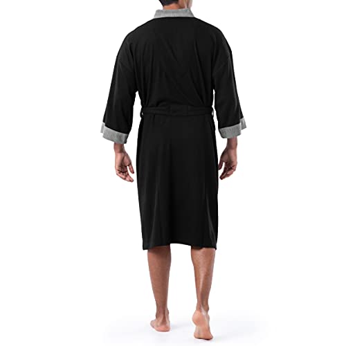 Image of IZOD Men's Waffle Knit Kimono Robe