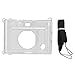 KIMISS Camera Clear Case Transparent Protective Case with Shoulder Strap for Instax Mini Evo Camera for Shooting Protective Case Camera Accessory