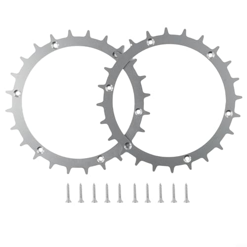 Kit de abrazadera de rueda de tracción, cortacésped de acero inoxidable para recambios de cortadora de césped Indego XS 300 400 350 M700