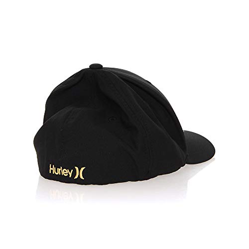 Image of Hurley Mens Baseball Cap - Moisture Wicking Curved Brim Flexfit Fitted Hats for Men with H2O-Dri Sweatband (Sizes: S-XL)