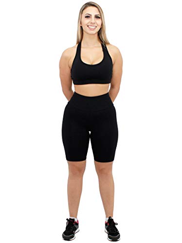 Bermuda Feminina Ciclista Poliamida Fitness Pronta Entrega (GG)