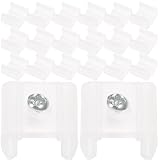 Clip LED per Striscia 12-14mm, Fissaggio Laterale, 100 Pezzi