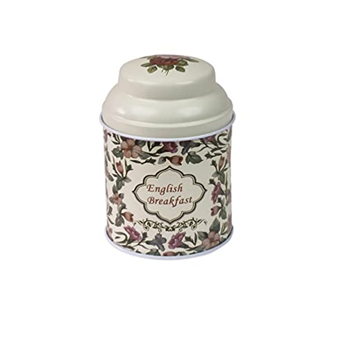 Luxshiny 6 Piezas Elegantes Latas de Hojalata de Metal Vacías Latas de Caramelo de Café de Metal Lata Vacía para Té…