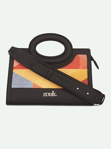 Image of ZOUK Zoe Sling Bag | Stylish Women's Crossbody Bags | Purse | Detachable Strap | Water-Resistant | Trendy Girls Side Bag | Compact & Chic