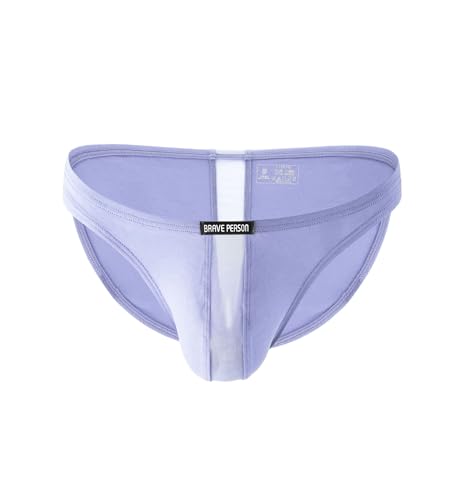 TAPUU Mens Low Rise Cotton Bikini Briefs Underwear with Pouch