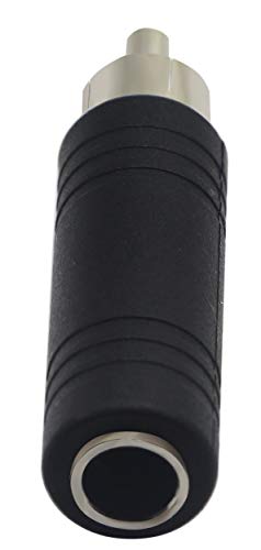 Adaptador 6.35mm a RCA, pack 5 unidades miniatura 6