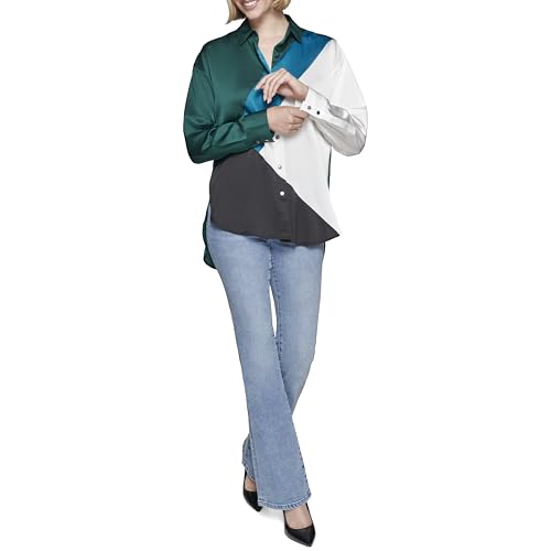 KARL LAGERFELD Women's Oversized Printed Blouse