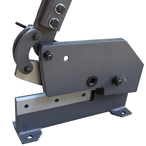 Kaka Industrial Hs-5, Hand Plate Shear 5 Inch Sheet Metal Plate Shear, Solid Steel Frame, Mounting Type Metal Shear, For Cutting Sheets And Bars, High Precision Manual Hand Plate Shear #TOP2