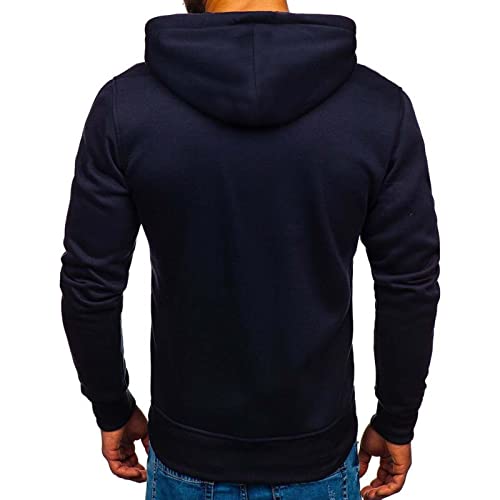 Mens Slim Fit Zip Up Hoodie Sweatshirt Casual Lightweight Long Sleeve Sport Hooded Coat Fashion Fishing Hiking Thermal Shirt3
