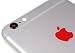 Red Color Changer Overlay for Apple iPhone 6 and 6 Plus Logo Vinyl Sticker Decal