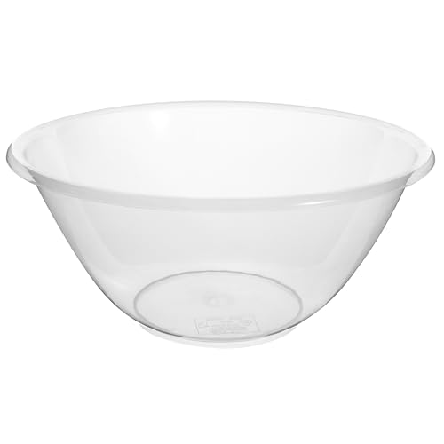 Hardys Clear Extra Large Plastic Mixing Bowl - 30cm, 7 Litre - Non-Absorbent, Food-Safe - Perfect Large Plastic Bowl for Baking & Cakes - Lightweight, Dishwasher & Microwave Safe