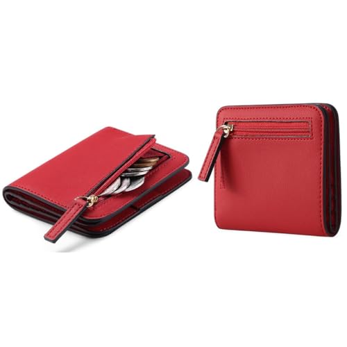 FMURY Women's Short Wallet Multi-Functional Korean Coin Wallet Wallet Clip -Thin3