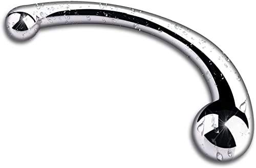 Meyila Double End Anal Plug, Barra De Masaje Sexo Anal Tapón G Punto Barra De Metal, Metal Sólido Doblado Doble Extremo Masturbación Juguetes Sexuales Para Parejas Adultas Meyila Double End Anal Plug, Barra De Masaje Sexo Anal Tapón G Punto Barra De Metal, Metal Sólido Doblado Doble Extremo Masturbación Juguetes Sexuales Para Parejas Adultas