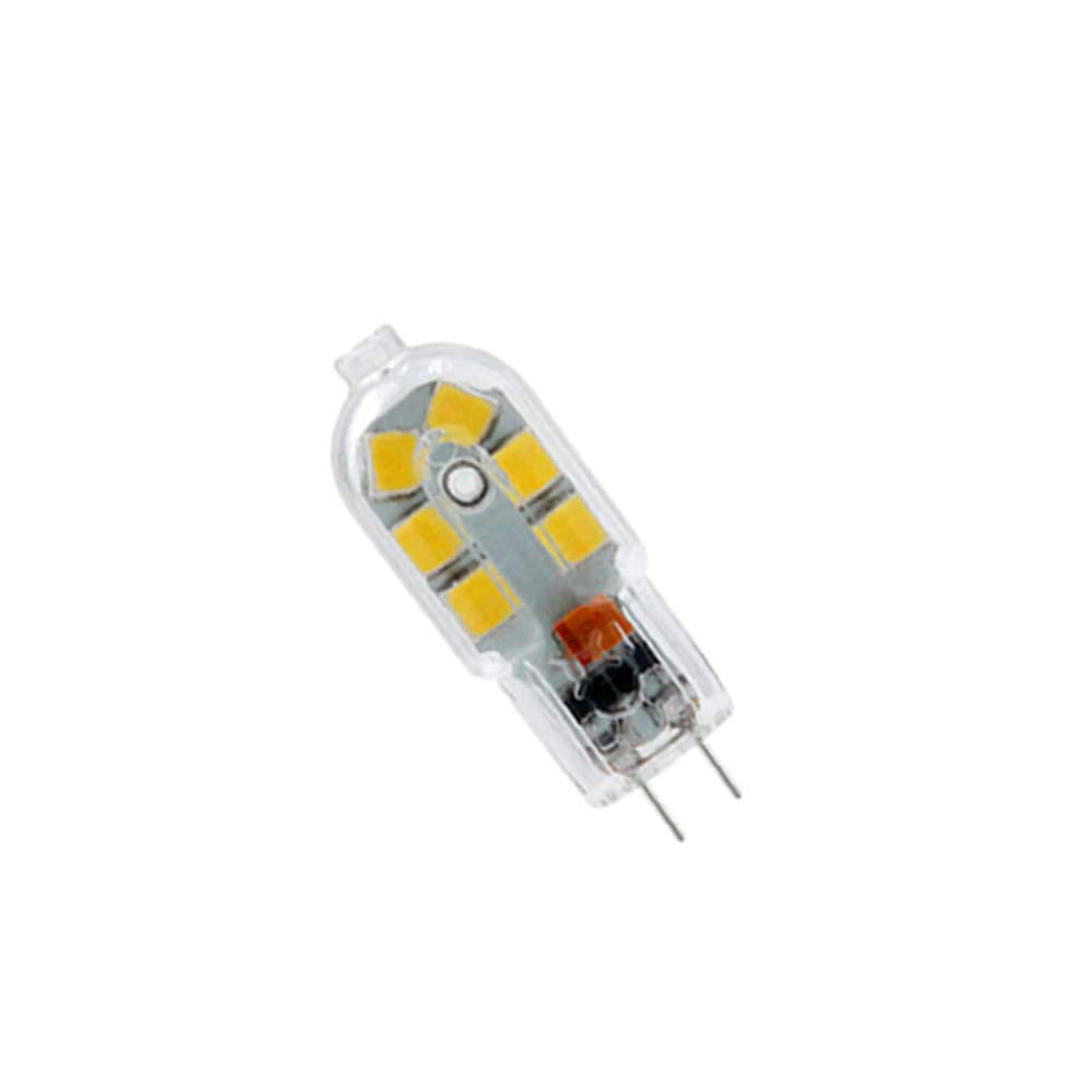 NXCVBNKZJ KJXP Lighting, Pack of 10, Mini LED Lamp G4 AC220V SMD2835 Clear/Milky Cover LED Bulb Chandelier Lights(White,Clear AC220V)
