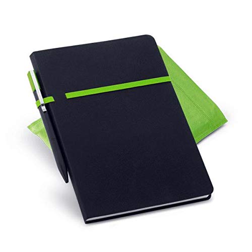 Imitation Leather Covered Notepad, With Non-woven Pouch Packing