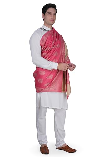 Image of Men's Kashmiri Wool Jamawar Shawl