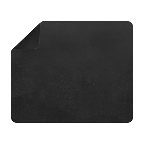sourcing map Dish Drying Mat for Kitchen Counter, 24" x 20" Absorbent Coffee Mat Rubber Backed Hide Dirt for Kitchen Countertop Coffee Mat Heat Resistant Non-Slip, Black