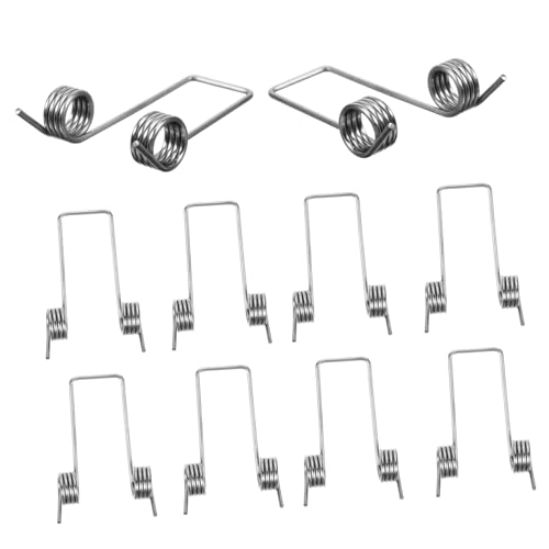 KICHOUSE Garbage Can Torsional Spring 6pcs Stainless Steel Universal Fit for Trash Can Lid