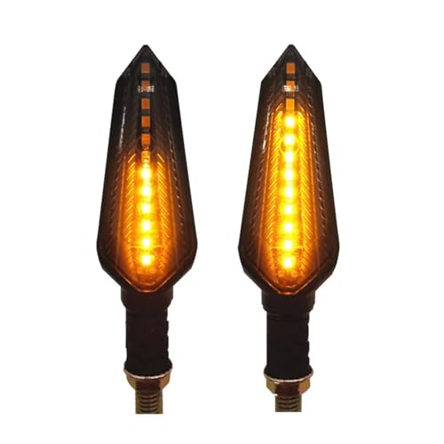 Clignotants de moto fluides 12 LED clignotant V M10 pour feu de signalisation